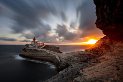 Le phare de la Madonetta en Corse du Sud.