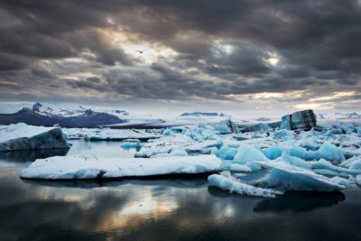 Les icebergs du Jokulsarlon.