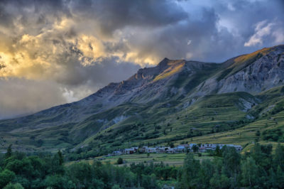 La Grave après l'orage.