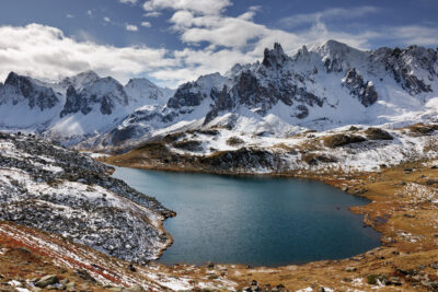 Le lac long dans la Clarée.