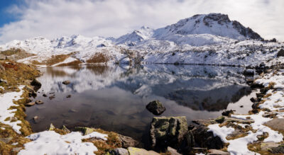 Le lac Rond dans la Clarée.