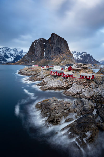 Hamnoy dans les îles Lofoten en Norvège.